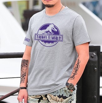 Printed casual fashion trend T-shirt
