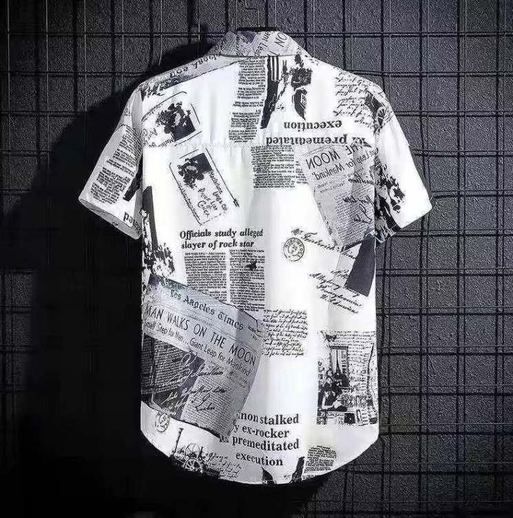 Printed casual fashion trend shirt