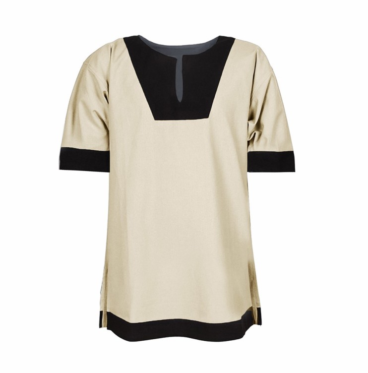 Casual cotton and linen fashion trend shirt