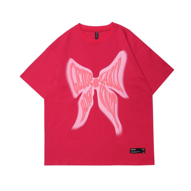 Monogram print casual fashion trend T-shirt