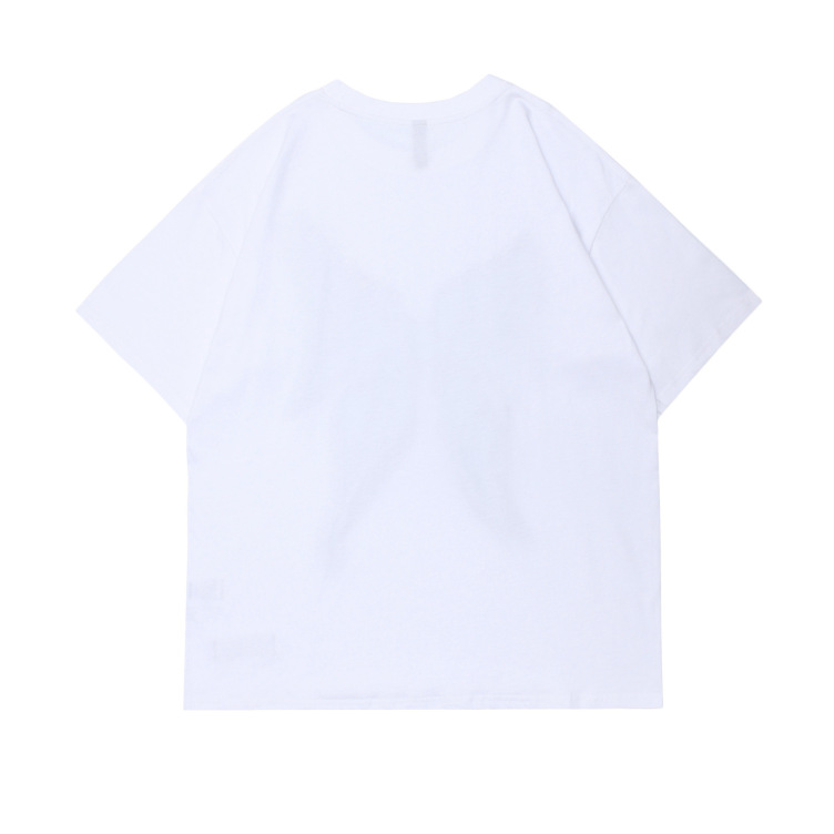 Monogram print casual fashion trend T-shirt