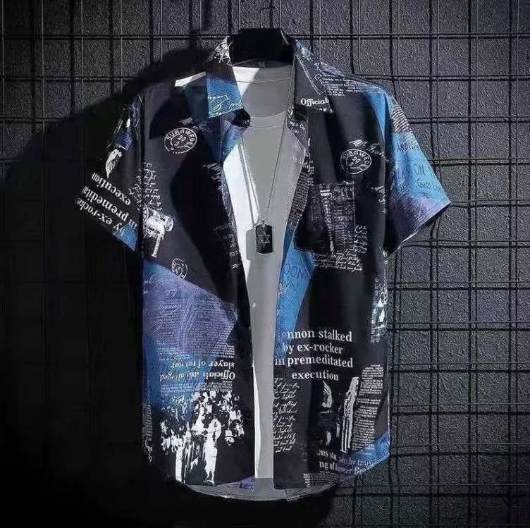 Printed casual fashion trend shirt