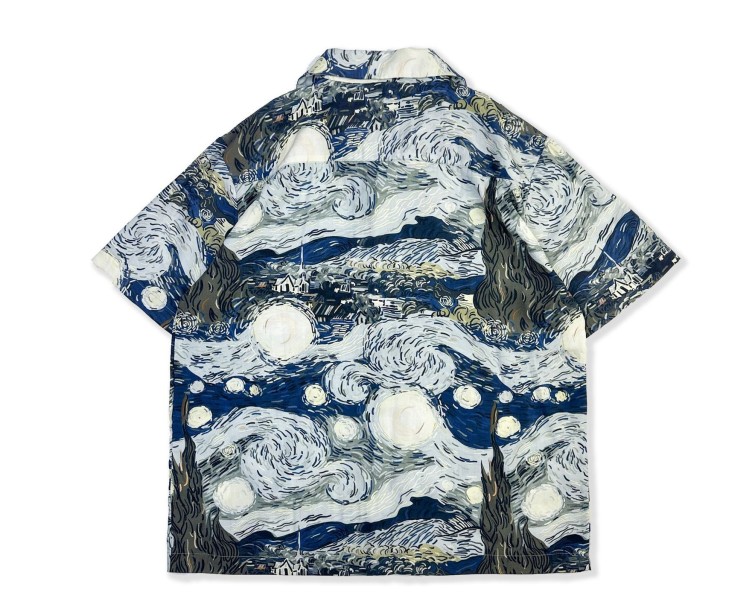 Vintage print casual fashion trend shirt
