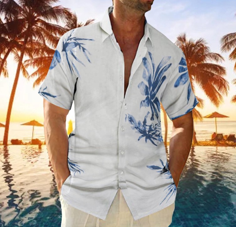 Printed loose fashion trend shirt
