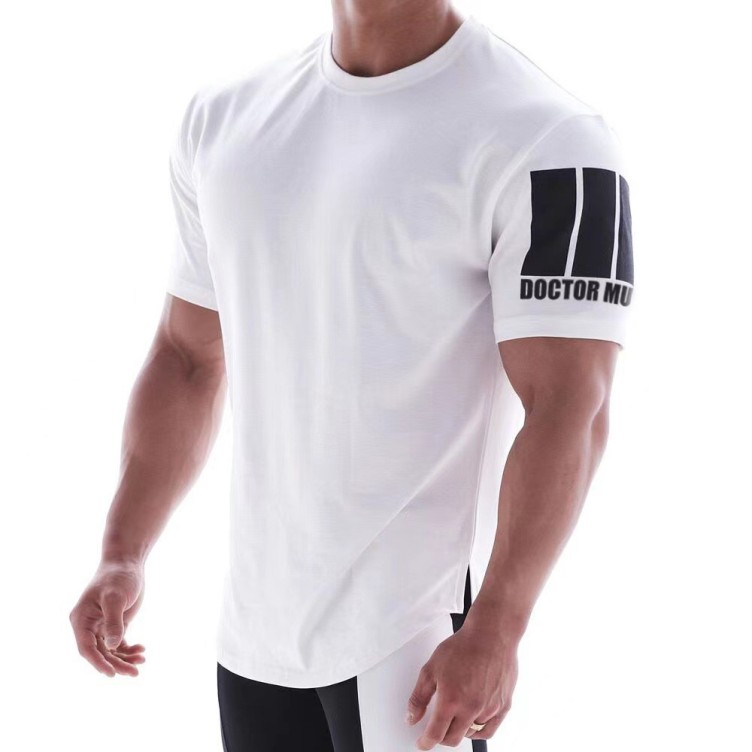 Crewneck sports fashion trend T-shirt