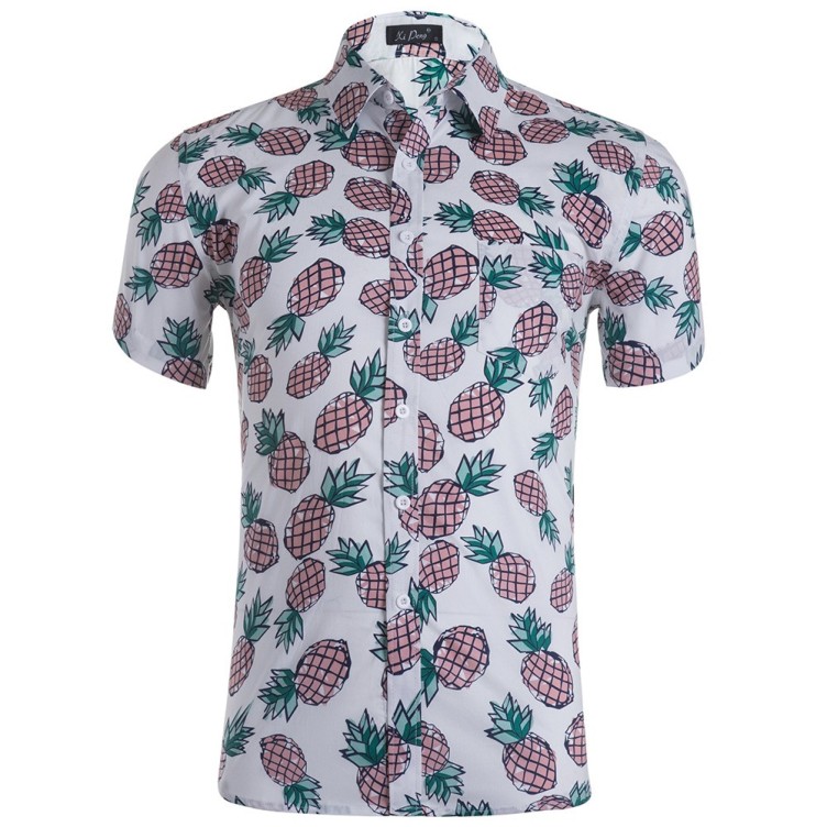 Printed casual loose fashion trend shirt
