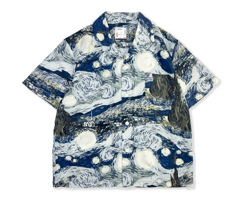 Vintage print casual fashion trend shirt