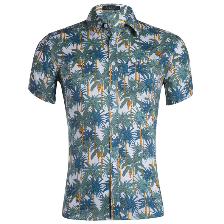 Printed casual loose fashion trend shirt