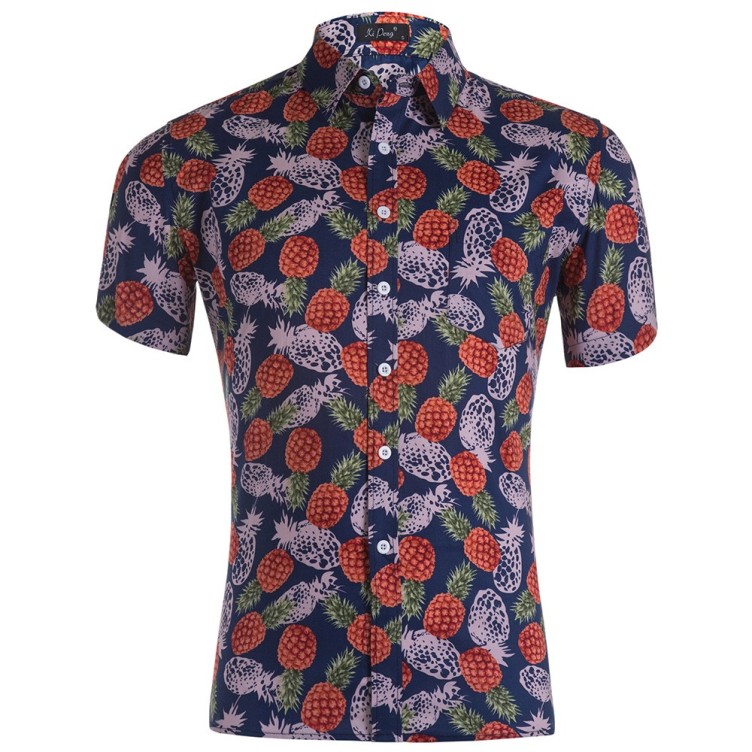 Printed casual loose fashion trend shirt