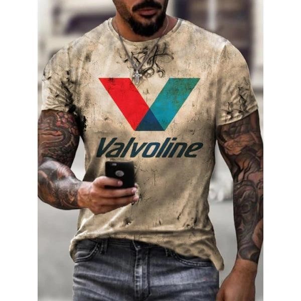 Digital print casual fashion trend T-shirt