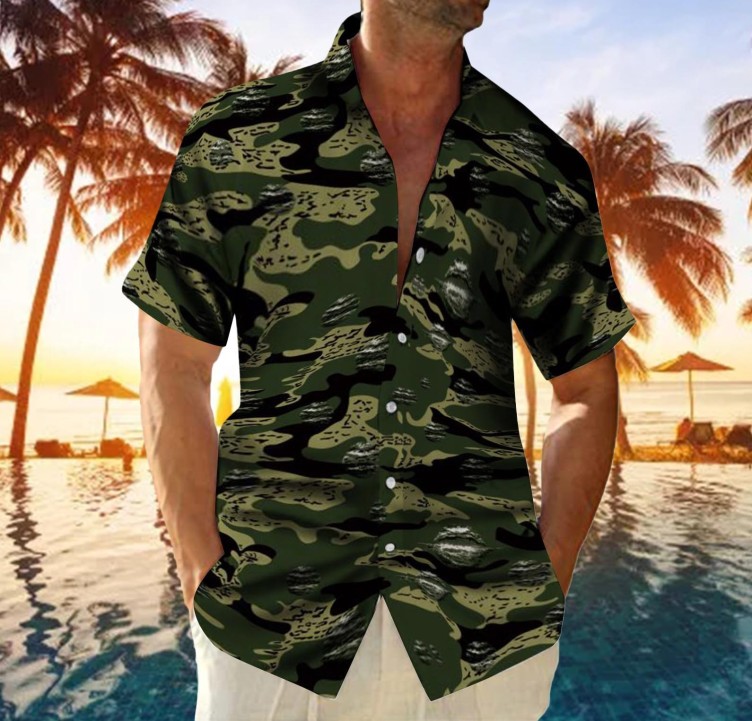 Printed loose fashion trend shirt