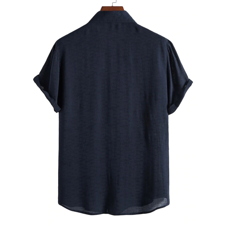 Solid color loose fashion trend shirt