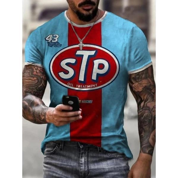 Digital print casual fashion trend T-shirt