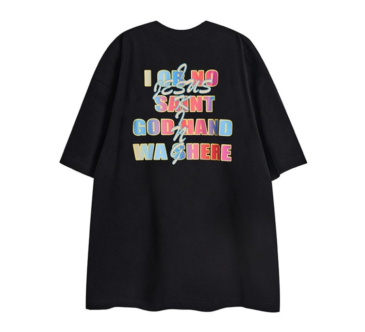 Printed crewneck casual trend T-shirt