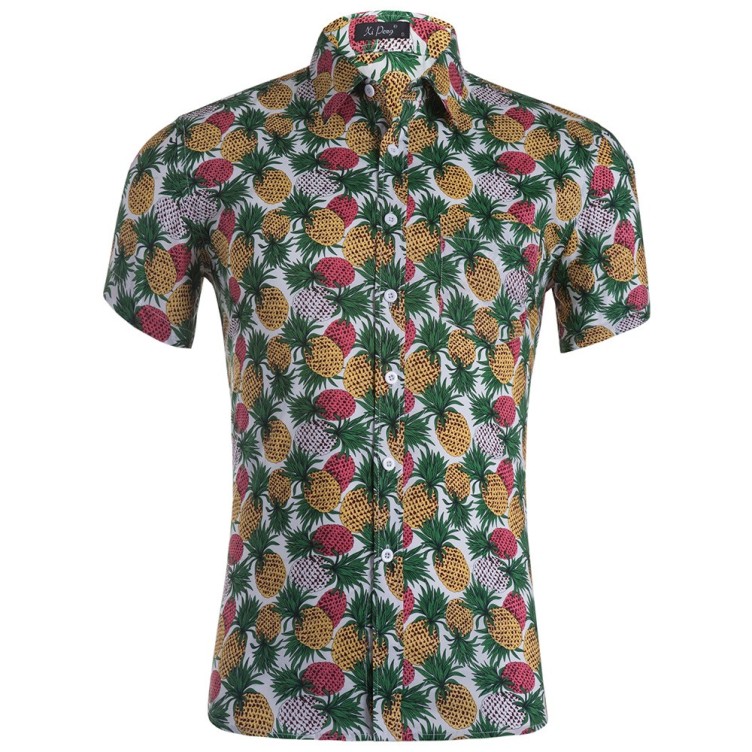 Printed casual loose fashion trend shirt