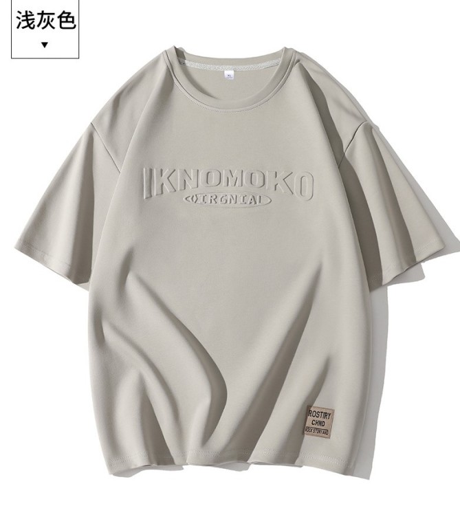 Monogram print casual fashion T-shirt