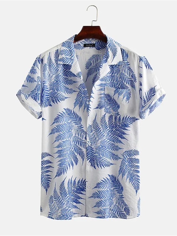 Printed casual trendy fashion shirt