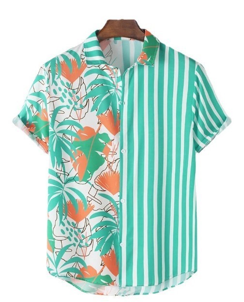 Printed casual trendy fashion shirt