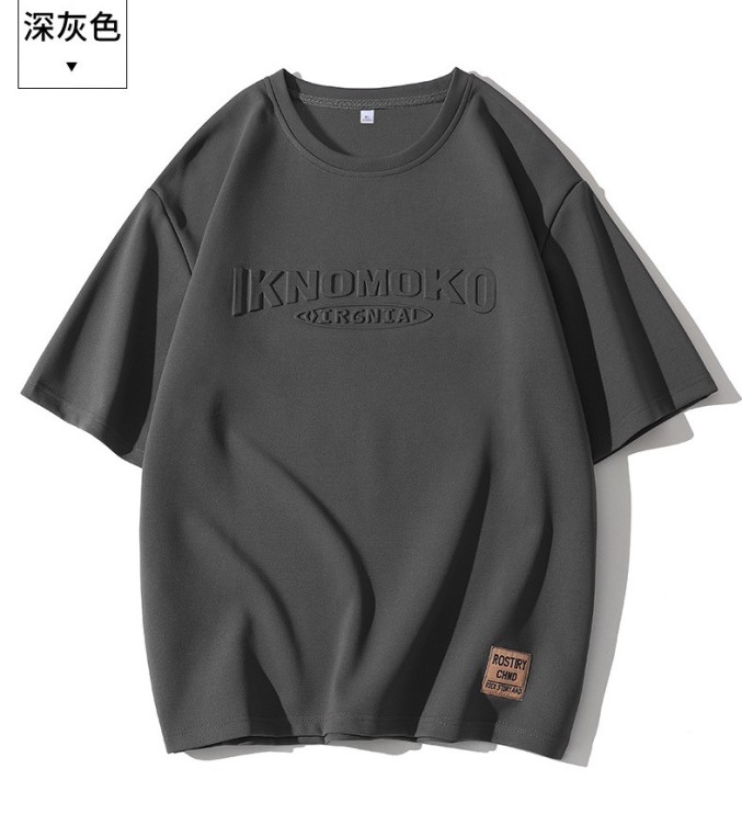 Monogram print casual fashion T-shirt