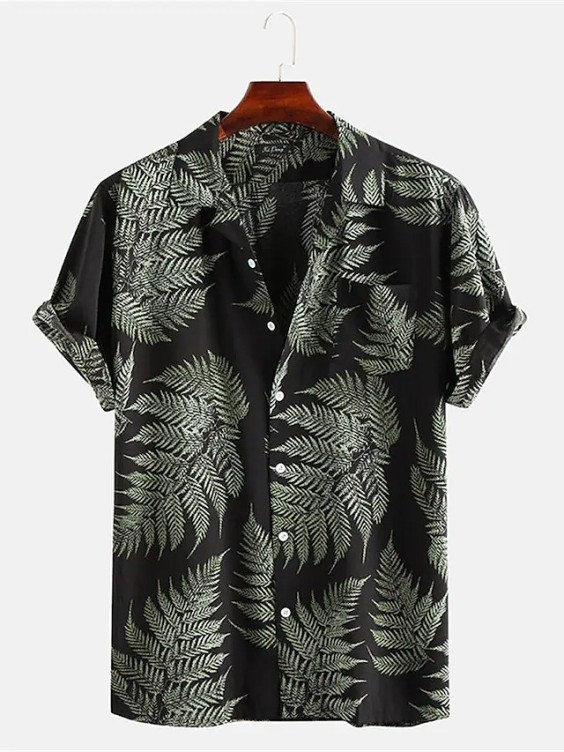 Printed casual trendy fashion shirt