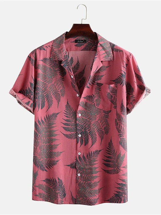 Printed casual trendy fashion shirt