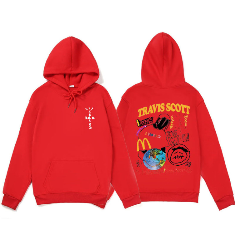 Printed casual fashion trend hoodie