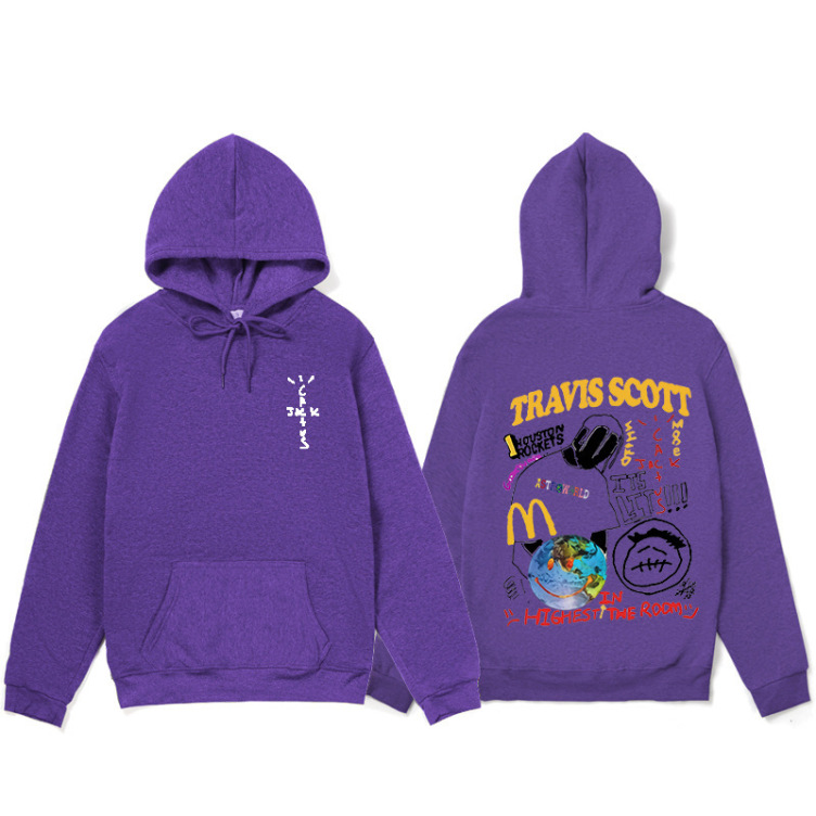 Printed casual fashion trend hoodie