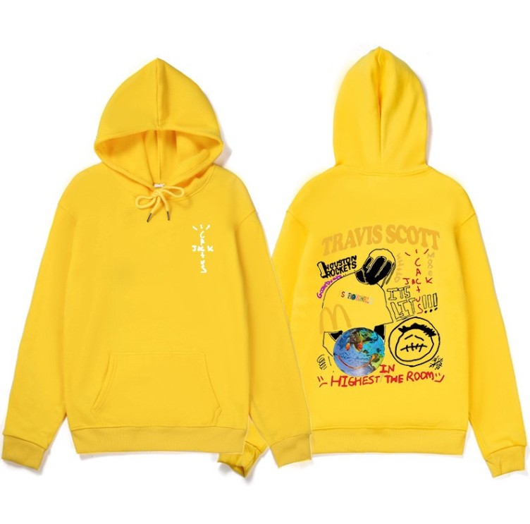 Printed casual fashion trend hoodie