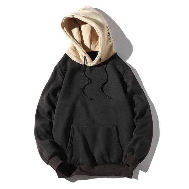 Contrast fashion trend hoodie