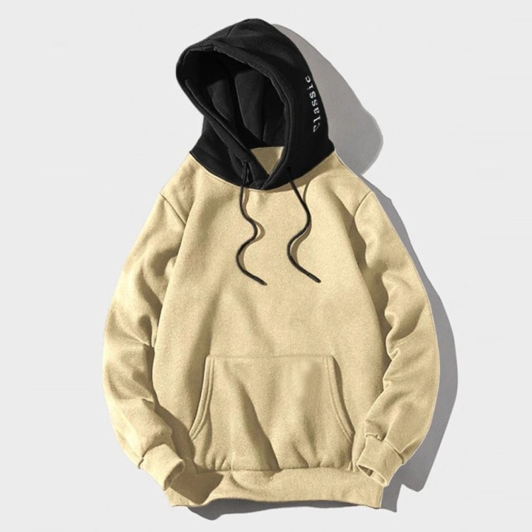 Contrast fashion trend hoodie