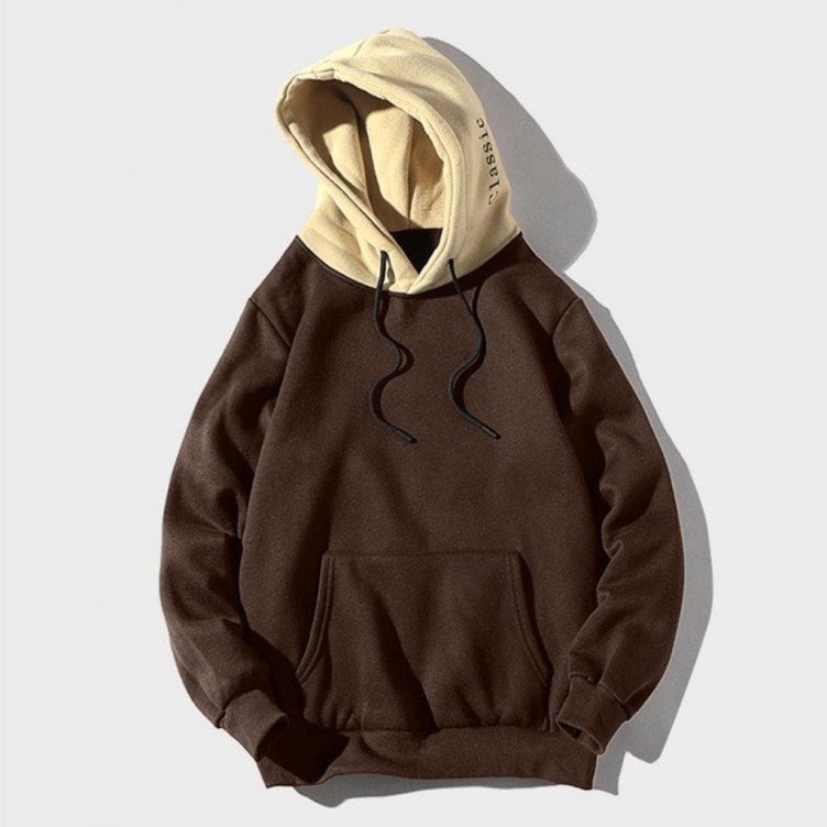 Contrast fashion trend hoodie