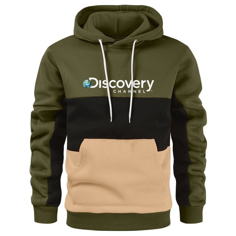 Color-block fashion trend hoodie