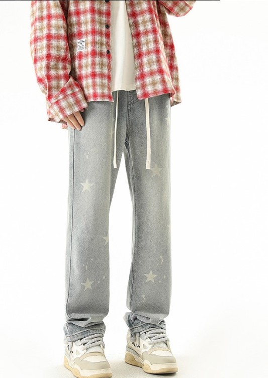 Star straight fashion trend jeans