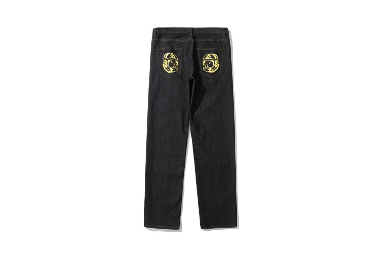 Printed loose straight fashion trend jeans