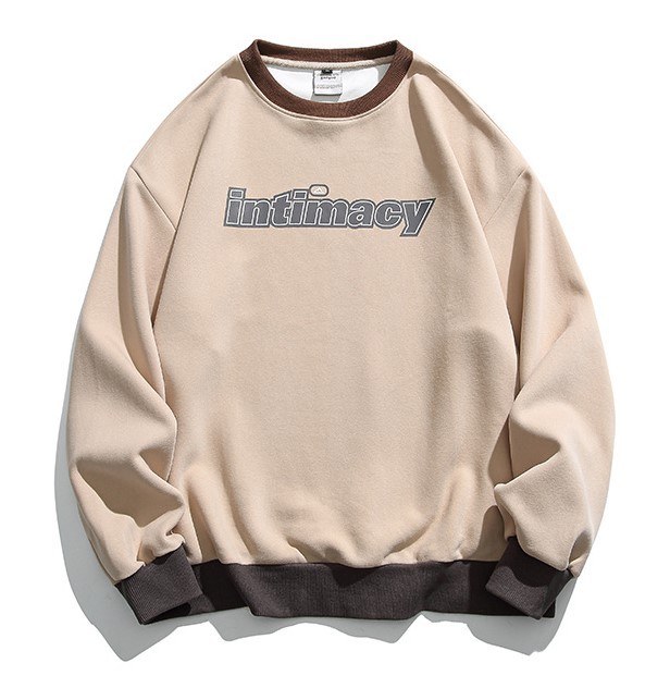 Monogram-print casual trend sweatshirt