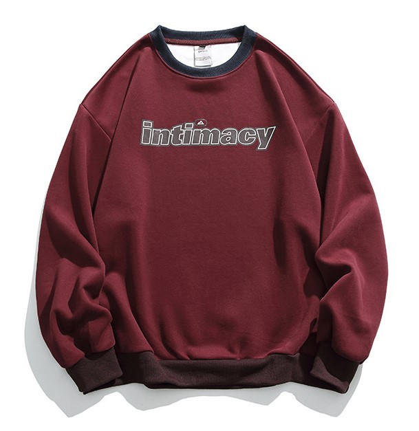 Monogram-print casual trend sweatshirt