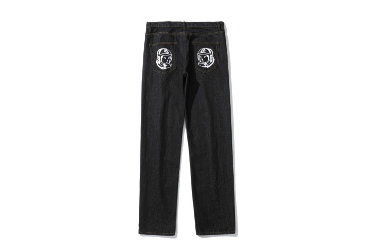 Printed loose straight fashion trend jeans