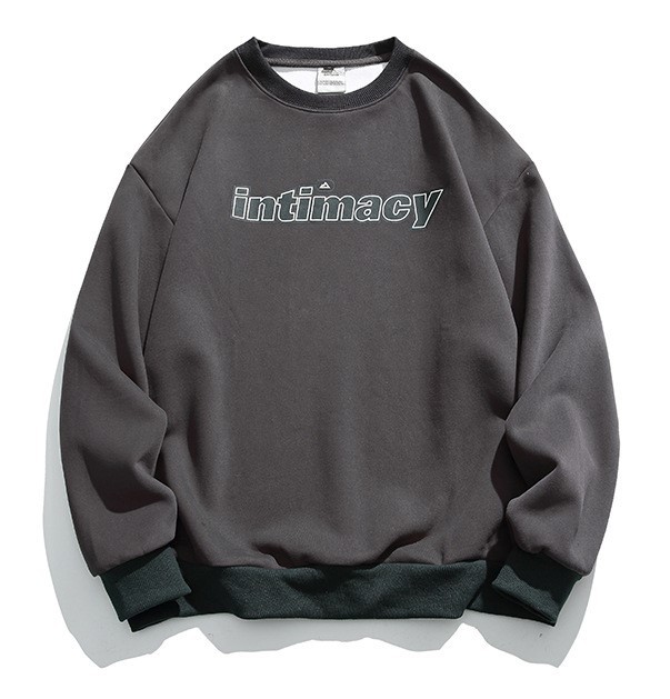 Monogram-print casual trend sweatshirt