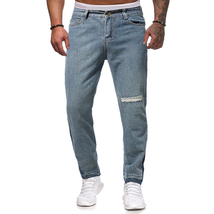 Loose ripped fashion trend jeans