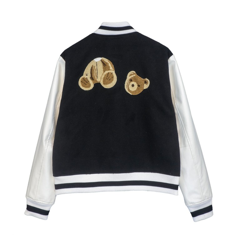 Little Bear Letter Embroidered Loose Fashion Jacket