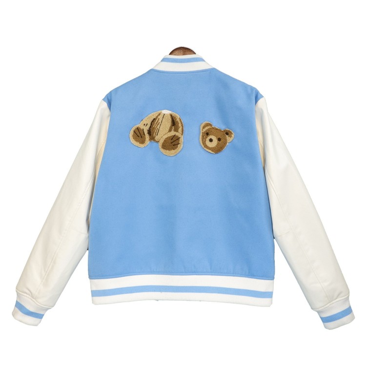 Little Bear Letter Embroidered Loose Fashion Jacket