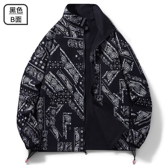 Sports casual stand collar thin trendy jacket