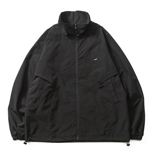 Casual loose zippered work jacket