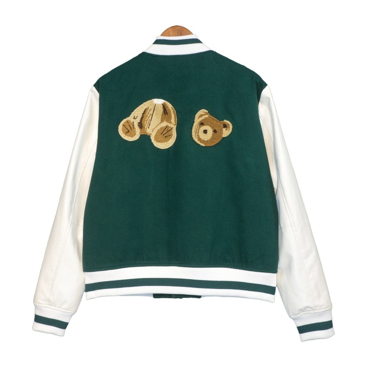 Little Bear Letter Embroidered Loose Fashion Jacket