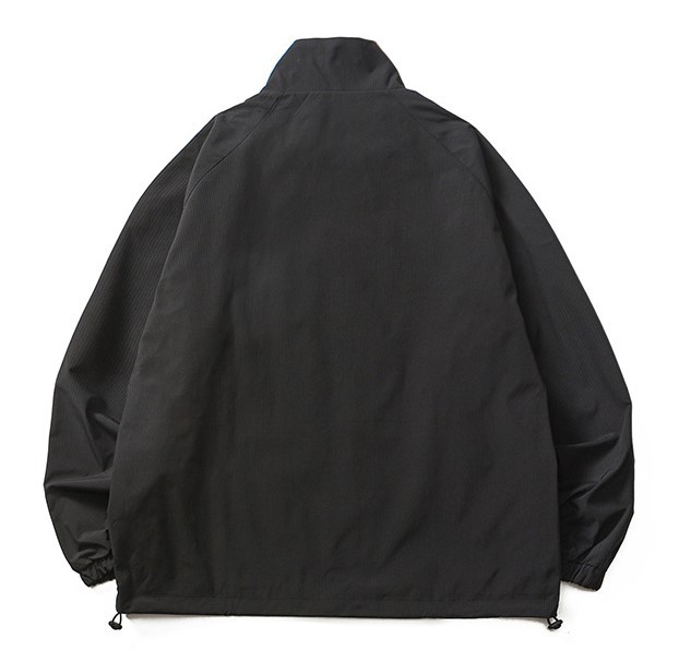 Casual loose zippered work jacket