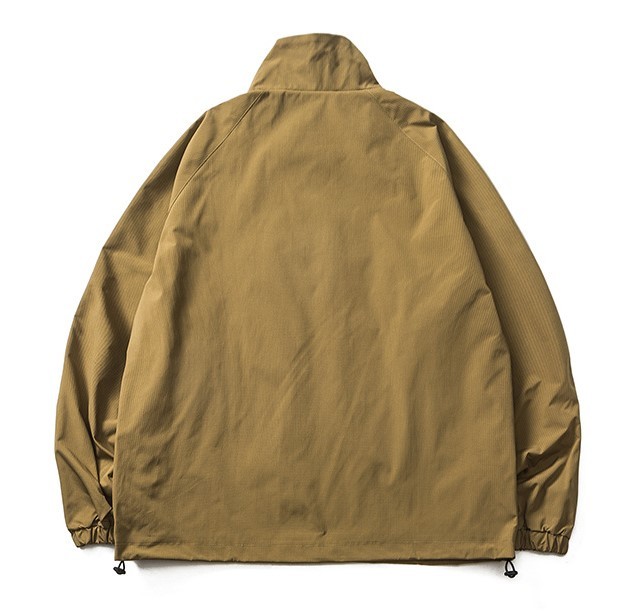 Casual loose zippered work jacket