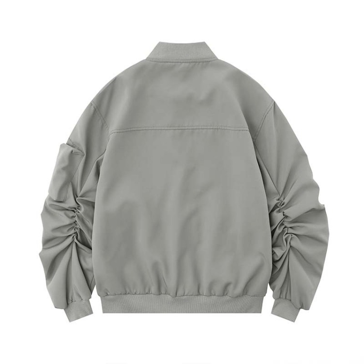 Minimalist stand collar trendy jacket