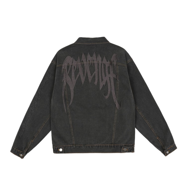 Personalized embroidery fashion trend denim jacket