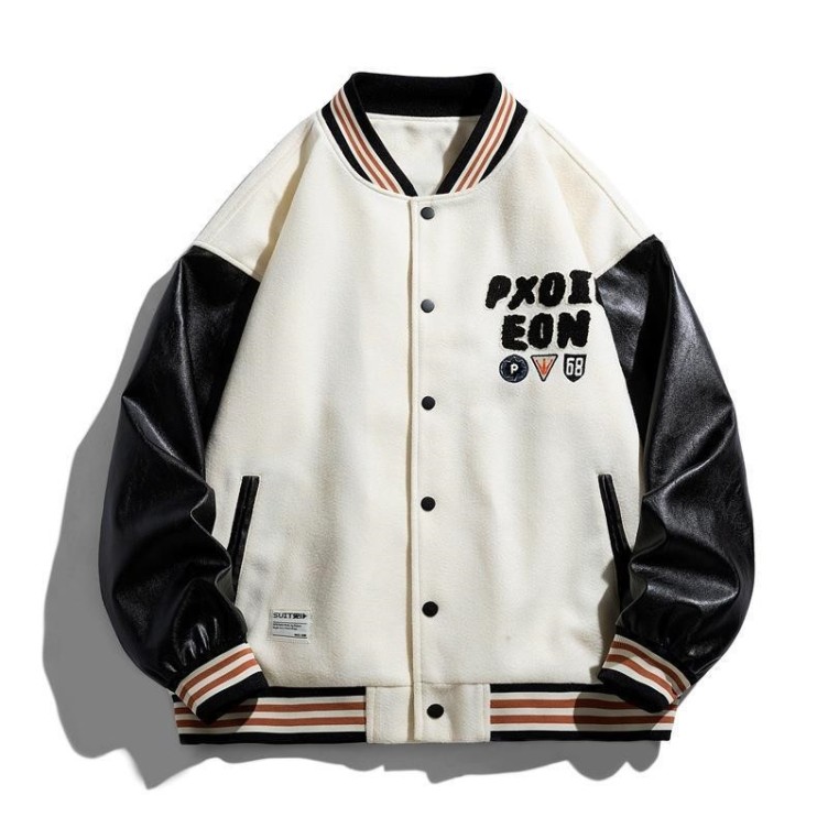 Trendy casual jacket baseball jacket