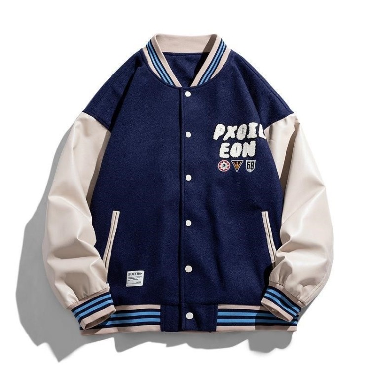 Trendy casual jacket baseball jacket